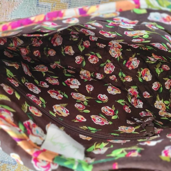 Vera Bradley Saddle Up RARE "English Rose" Crossbody - Picture 4 of 6